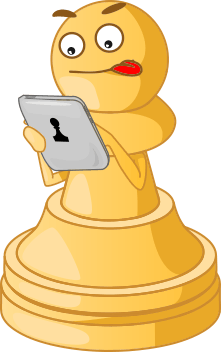 Pawn playing chess on ChessKid!